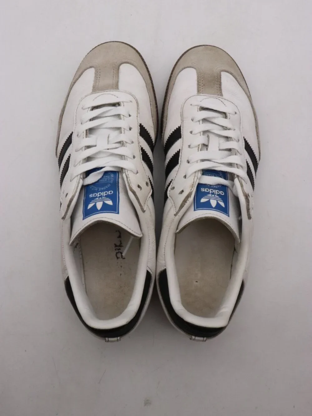 Adidas Samba OG Men's Size 10 Low White Black Gum Sneakers B75806